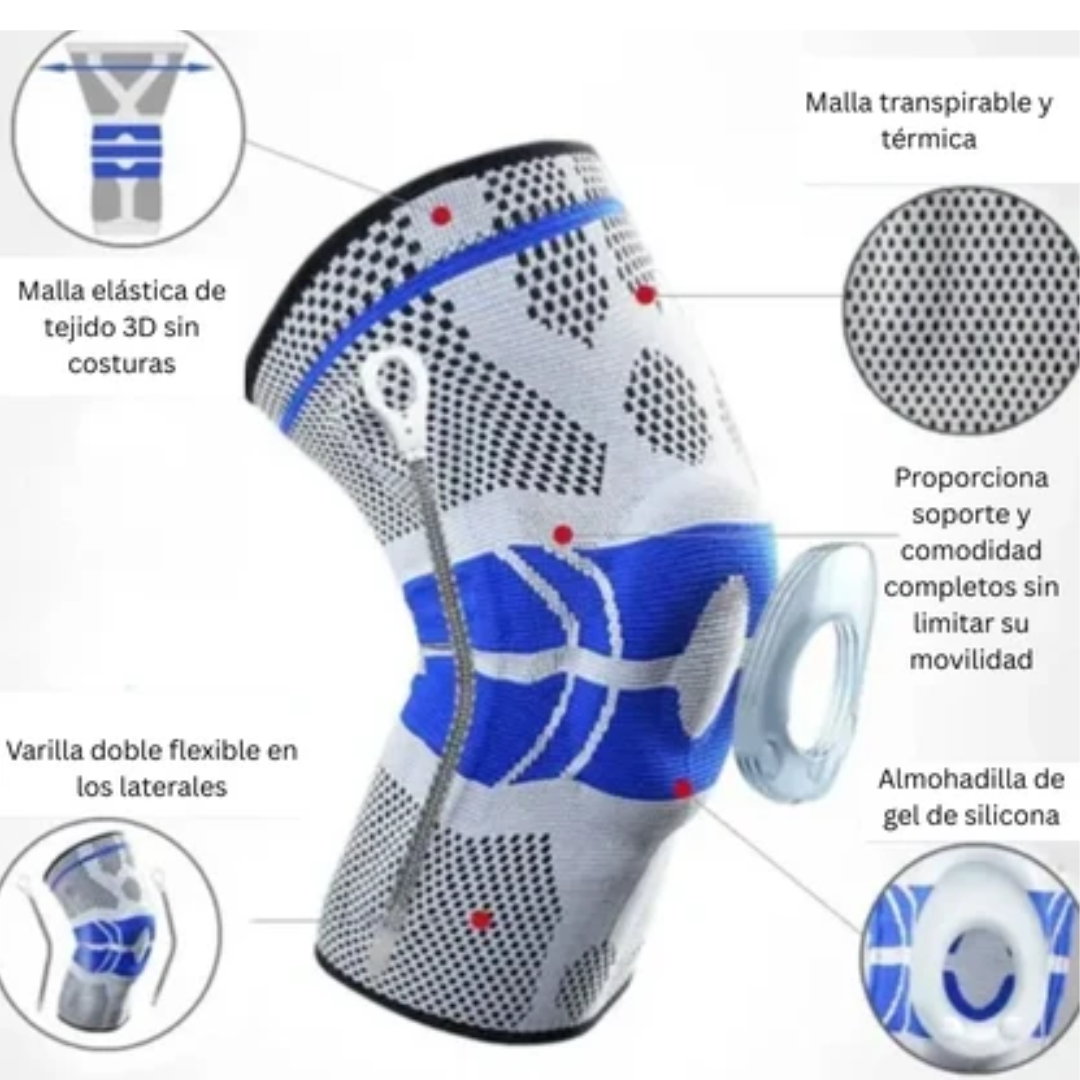 Rodillera de Compresión para Soporte de Rodilla